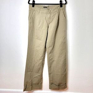 Sisley Tan Cuffed Pants